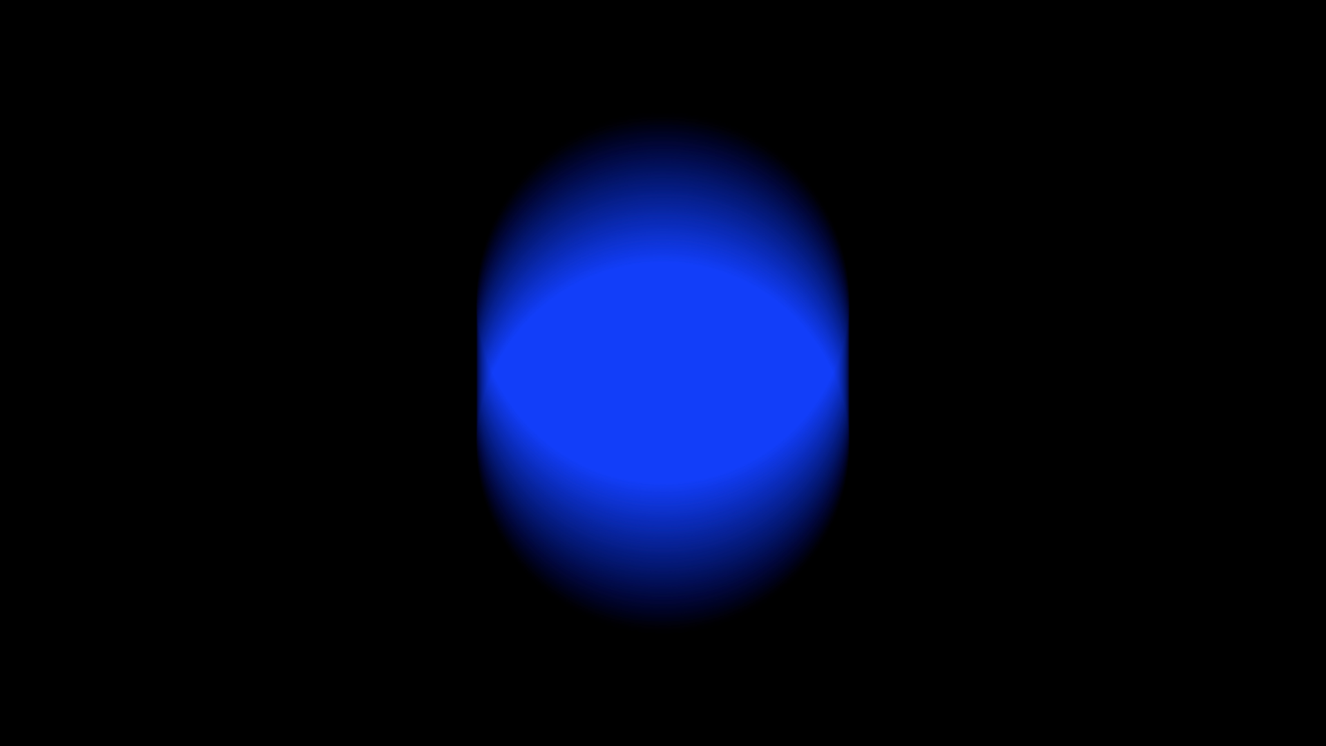 Jillion brand accent, glowing blue orb on dark background
